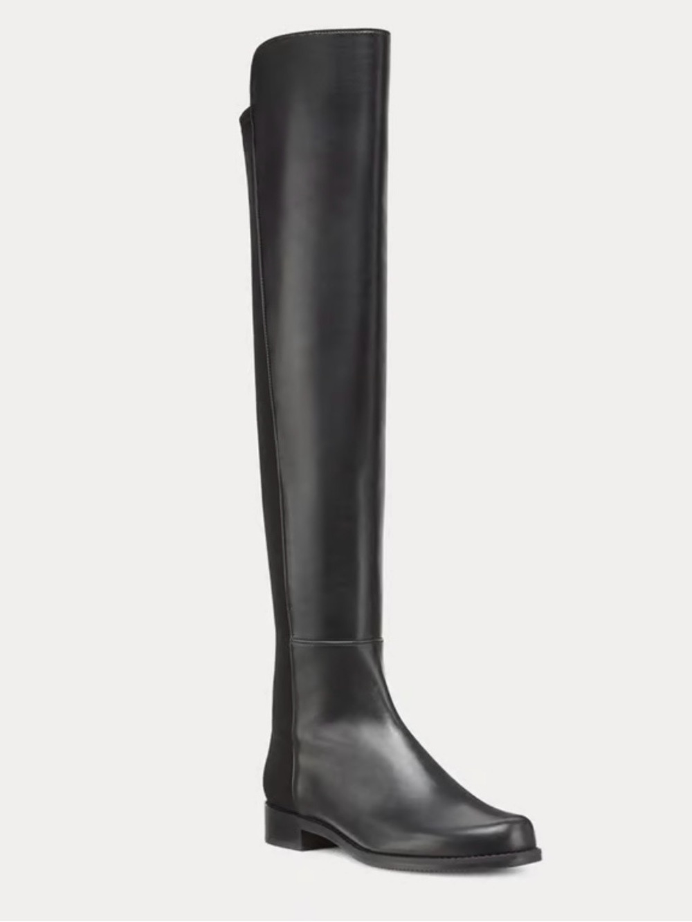 Stuart Weitzman 5050 Black Over-the-Knee Leather Boots 6B